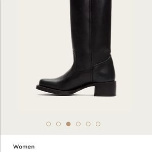 Frye Black Leather Boots